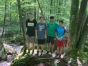 Skipper boys - Summer 2021 in Garrett County, MD. Pictured left to right: Lucas Skipper, Sammy Skipper, Jordan Skipper, Derrick Skipper