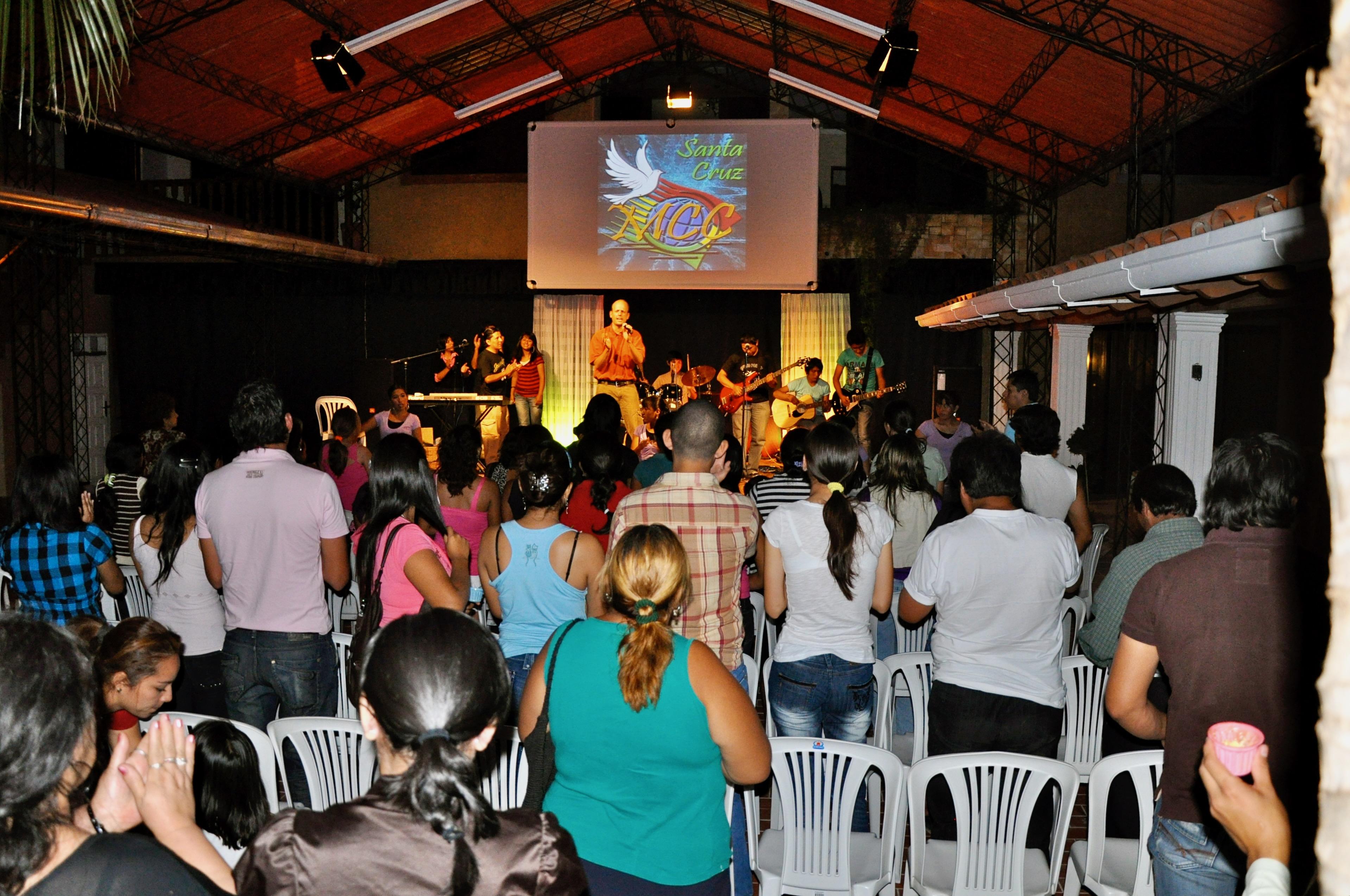 Our church 'Movimiento Cristiano Celular' (MCC) in Santa Cruz, Bolivia.