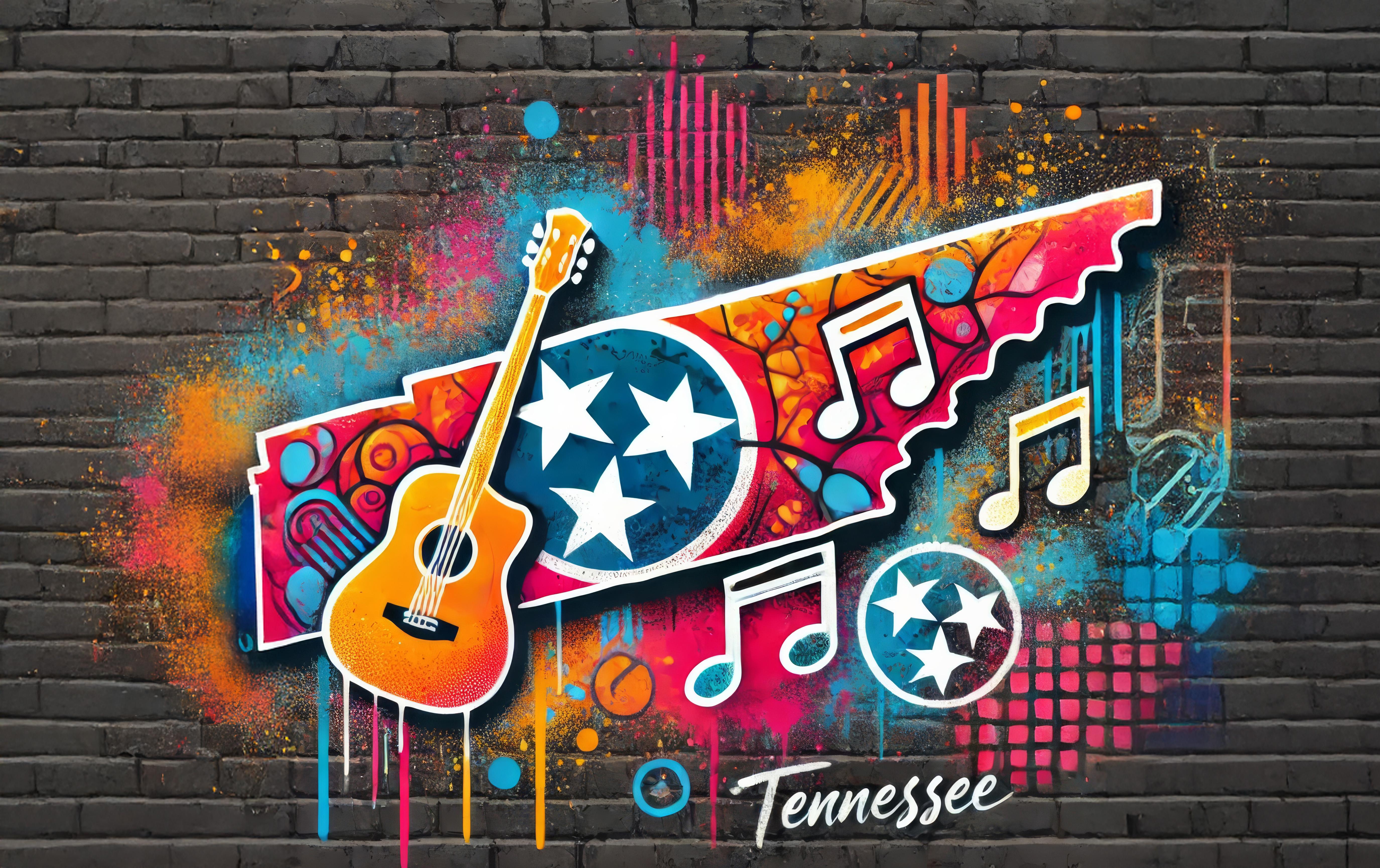 Tennessee Graffiti Artwork Background